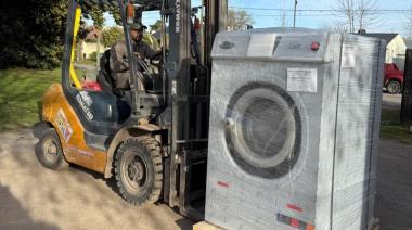 El Hospital Municipal de Maipú incorporó una lavadora industrial de 27 kg