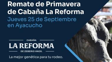 Remate de Primavera: Cabaña La Reforma junto a Consignataria Galarraga