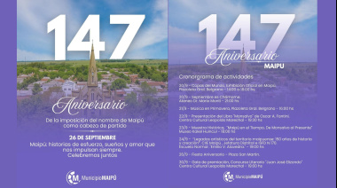 La ciudad celebra sus 147 años de historia y crecimiento