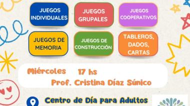 Comienza un taller de juegos para adultos mayores