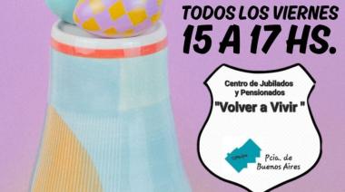 Vuelve el taller de manualidades al Centro de Jubilados “Volver a Vivir"