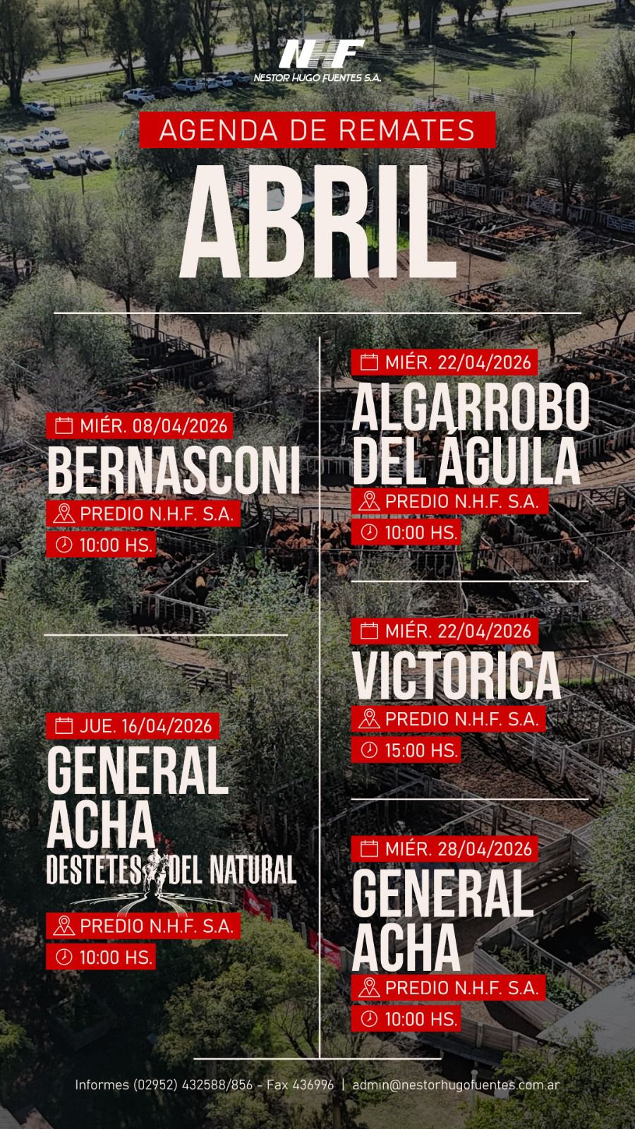 Agenda de Abril - NHF