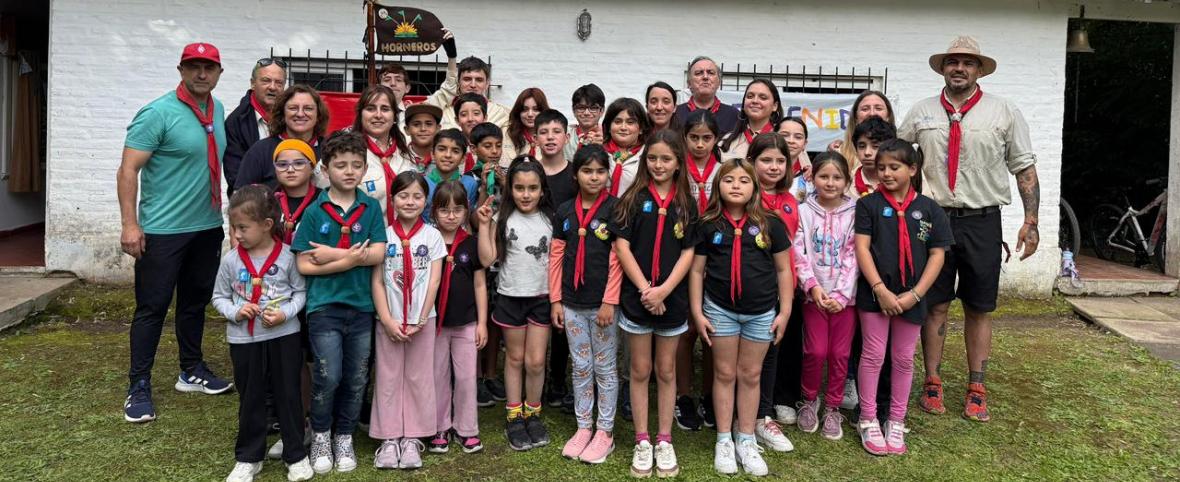 El Grupo Scout celebra 57 años con más de 50 chicos y una fuerte convocatoria a la comunidad