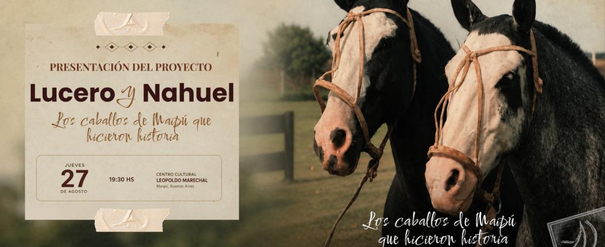 Este jueves se presentará el proyecto sobre los caballos de Maipú que hicieron historia