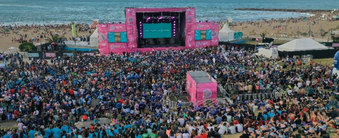 La delegación maipuense participó de la apertura de los Juegos Bonaerenses