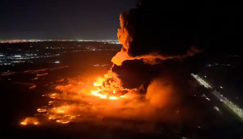 EXPLOSIÓN Y FUEGO EN EL POLÍGONO INDUSTRIAL DE SPEGAZZINI (EZEIZA)