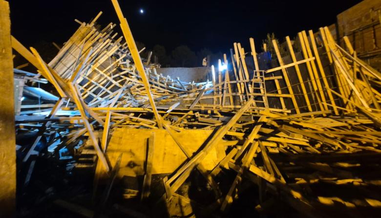 Derrumbe en una obra de Costa Esmeralda: un obrero murió y otro resultó herido