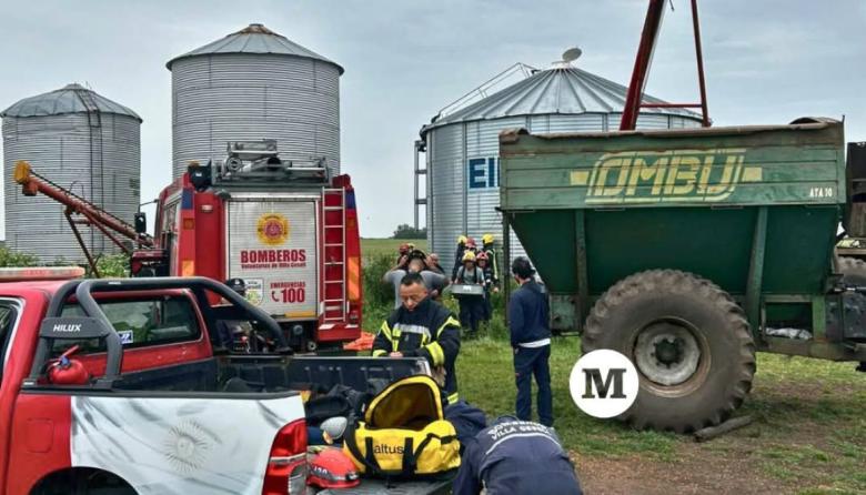 Un productor de Madariaga murió tras caer y quedar atrapado en un silo cerealero