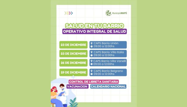 Maipú lanza Campaña de Vacunación  contra la Tos Convulsa por aumento de casos en Argentina