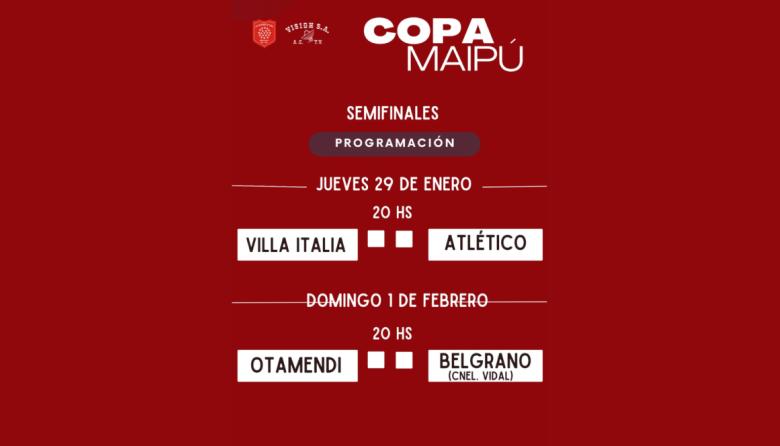 Se juegan las semifinales de la Copa Maipú