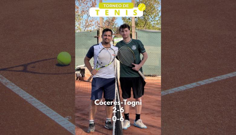 Ulises Togni se consagró campeón en la cancha de tenis del Club Atlético