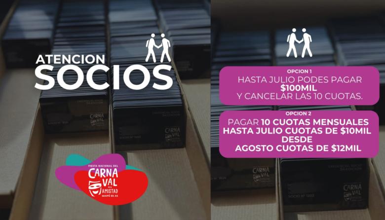 Socios del Carnaval: informan las opciones de pago para las cuotas 2026