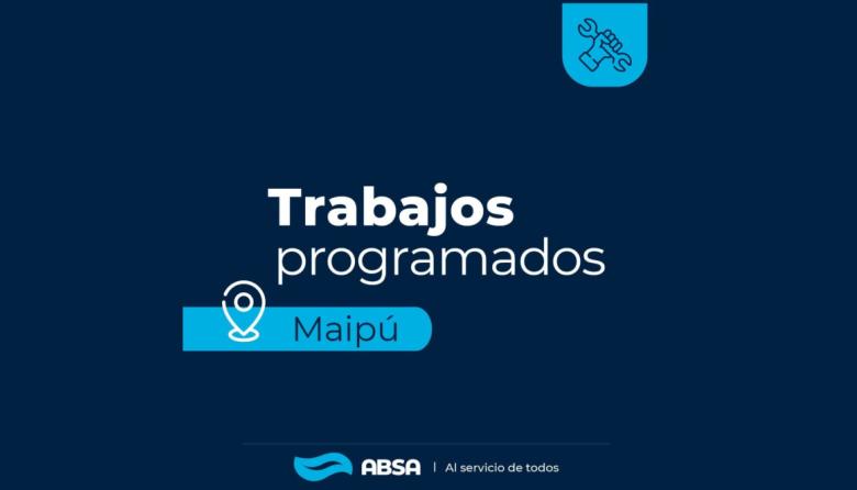 Corte programado de agua en Maipú por trabajos en la red