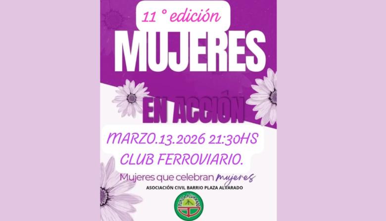 Invitan a una nueva edición de “Mujeres en Acción” en el Club Ferroviario
