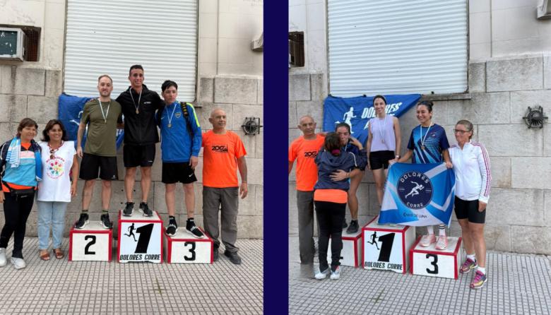 Atletas de Los Guerreros se destacaron en la carrera solidaria “Dolores Corre”