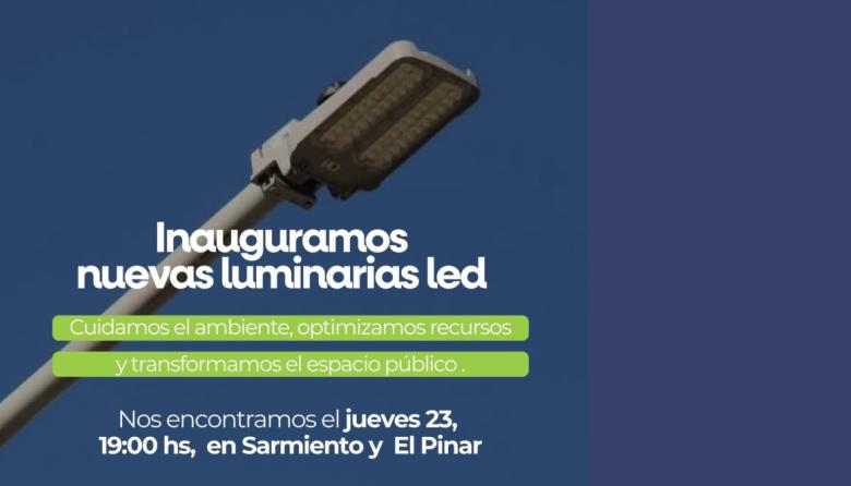 Maipú suma nuevas luminarias LED en distintos sectores del distrito