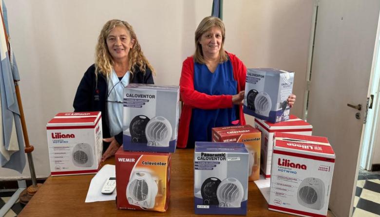 Entregan caloventores al Hospital Municipal en el marco de mejoras en calefacción