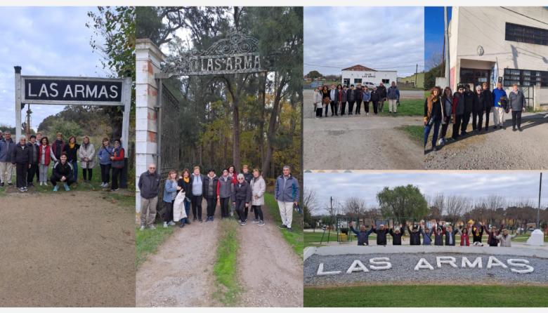 Participantes del Centro de Día recorrieron sitios históricos de Las Armas