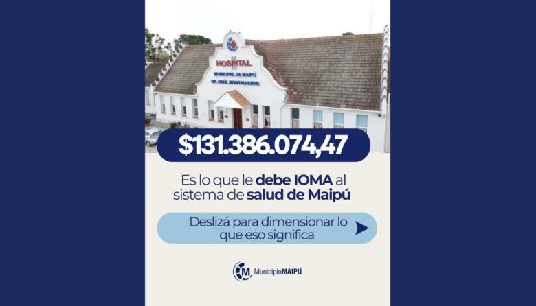 El Municipio de Maipú manifestó preocupación por la deuda de IOMA con el sistema de salud local