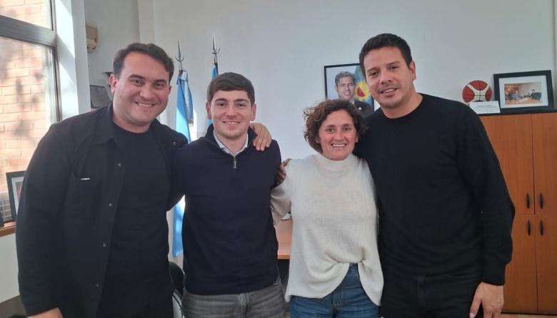 Magdalena Fontana mantuvo una reunión de trabajo con autoridades deportivas de la Provincia