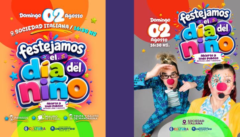 Maipú celebrará el Día del Niño con un espectáculo para toda la familia