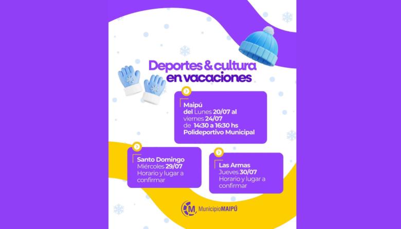 Comienzan las actividades recreativas para las vacaciones de invierno en el distrito
