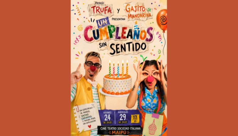 "Un cumpleaños sin sentido": Trufa y Gajito de Mandarina presentan su nuevo espectáculo para toda la familia