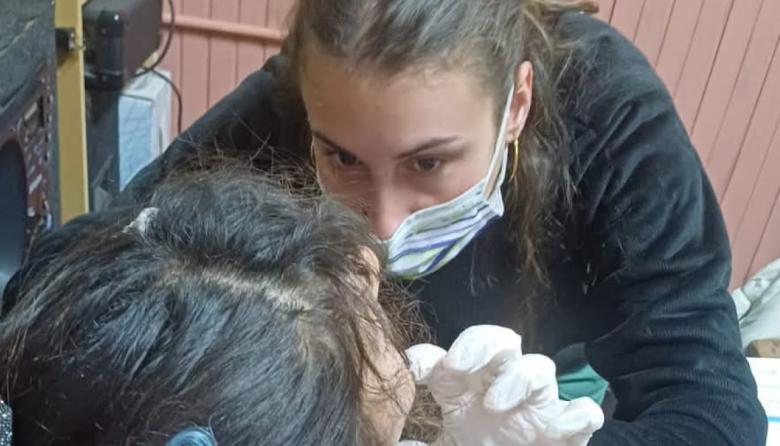 El Municipio realizó una jornada integral de salud en las Escuelas Nº 8 y 501