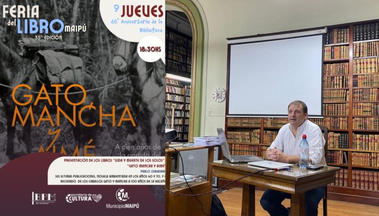 Pablo Zubiaurre presentará dos de sus obras en Maipú y adelantó una novela sobre Francisco Ramos Mejía