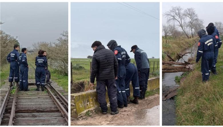 Bomberos realizó una recorrida preventiva ante posibles lluvias intensas