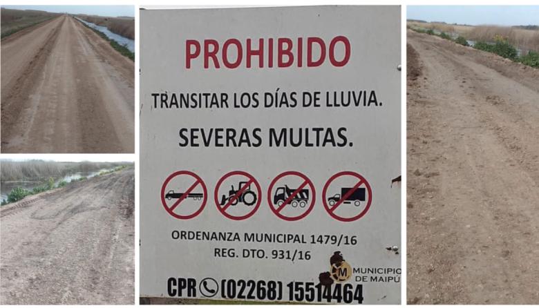 Continúan los trabajos de mantenimiento en los caminos rurales de Maipú