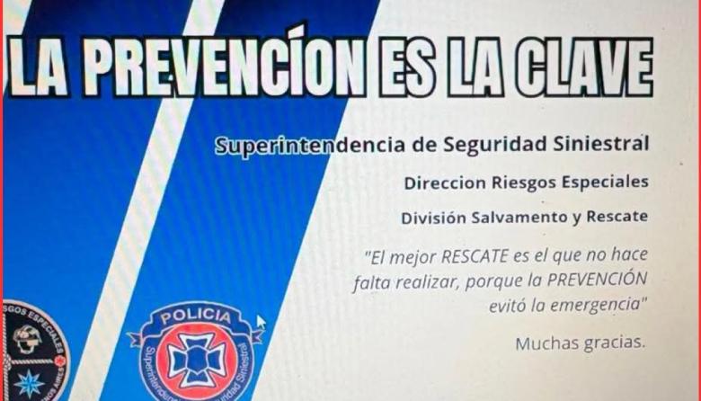 Bomberos de Maipú participaron de una capacitación en rescate acuático ante el fenómeno de El Niño