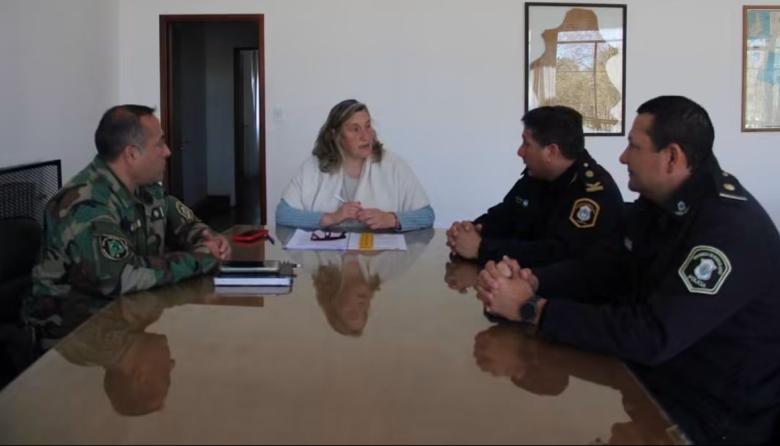 El Municipio y las fuerzas de seguridad coordinaron el operativo por el aniversario de Maipú