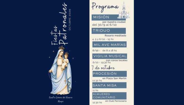 Maipú se prepara para celebrar las Fiestas Patronales en honor a Nuestra Señora del Rosario