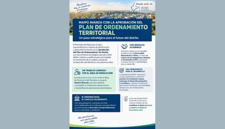 Maipú avanza con el Plan de Ordenamiento Territorial