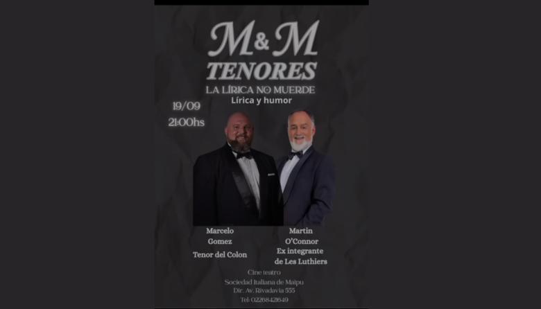 Martín O’Connor llega a Maipú con “La lírica no muerde”