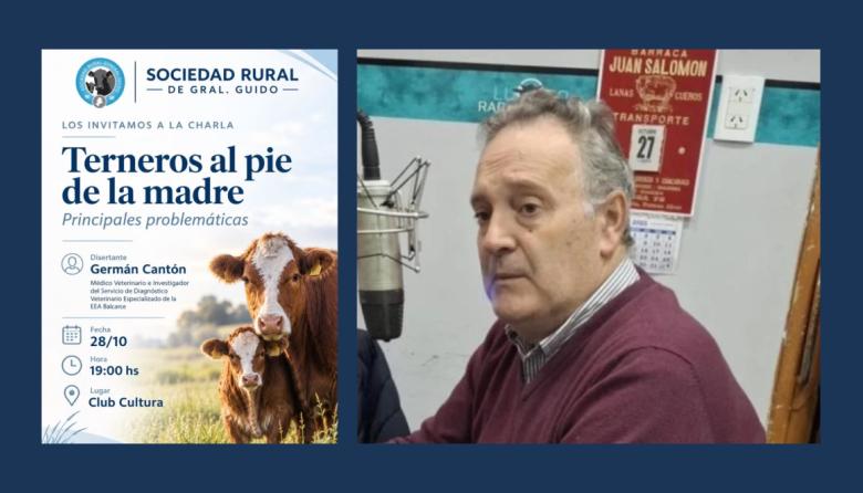 José Plaza analizó la actualidad del sector rural y anunció una charla sobre sanidad de terneros en General Guido