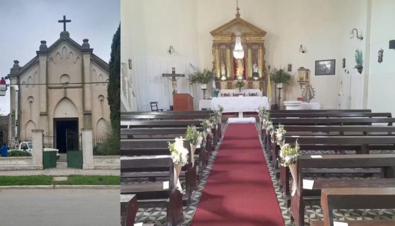 La parroquia de Labardén recaudó más de 2 millones de pesos para reparar la iglesia y la casa parroquial