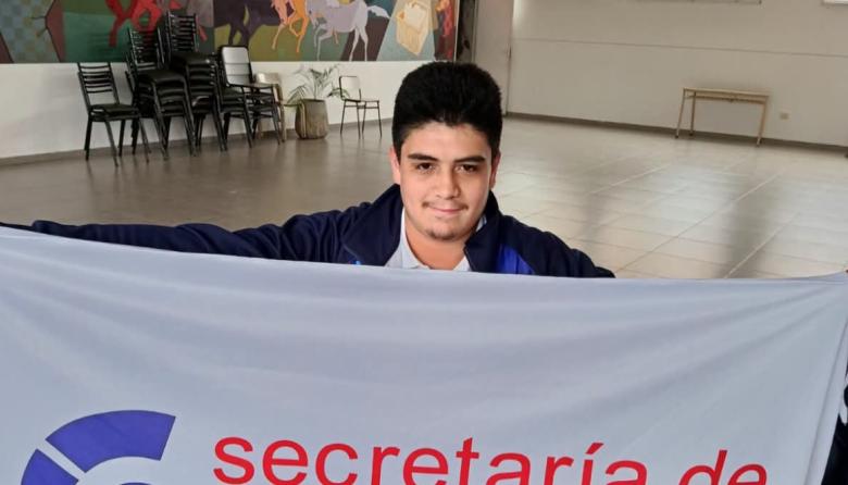 Nicolás Fara representó a Maipú en Narración PCD