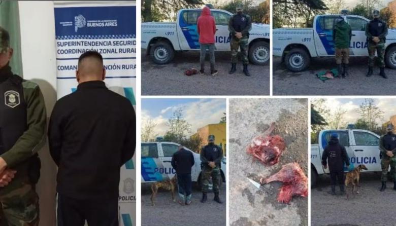 Cuatro hombres fueron interceptados por caza furtiva y uno tenía pedido de captura