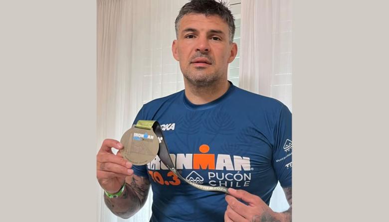 Abel Bianchi completó el IRONMAN 70.3 de Buenos Aires