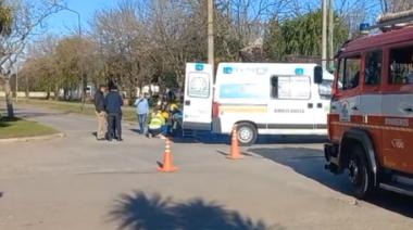 Una ciclista fue hospitalizada luego de ser embestida por un auto en Maipú