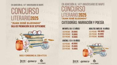 Abrió la inscripción al Certamen Literario 2025 “Juan José Elizondo”