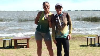 Soledad Moreno y Silvana Calderón hicieron podio en el ECOTRAIL Chascomús