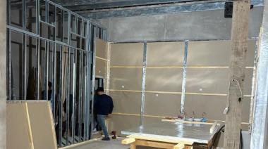 Comienza la construcción de la Jaula de Faraday para el nuevo resonador del Hospital Municipal