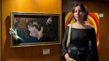 Liliana Casco obtuvo la medalla de bronce en Pintura Sub 18