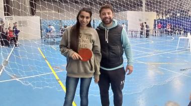 Soledad Díaz clasificó a la final provincial en tenis de mesa PCD