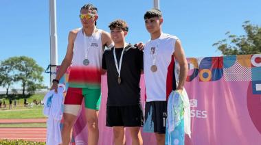 Braian Vergara obtuvo la medalla de bronce en los 300 metros