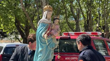 Procesión en honor a Nuestra Señora del Rosario, Patrona de Maipú