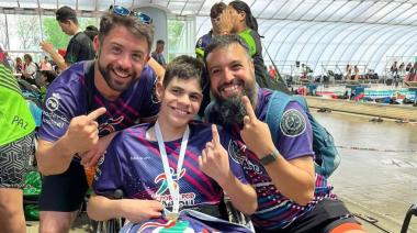 Benjamín Morad obtuvo la medalla de oro en natación PCD